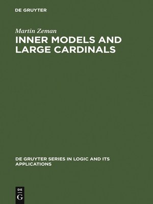 cover image of Inner Models and Large Cardinals